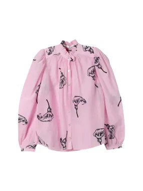 Annabel Pink Calla Lily Shirt