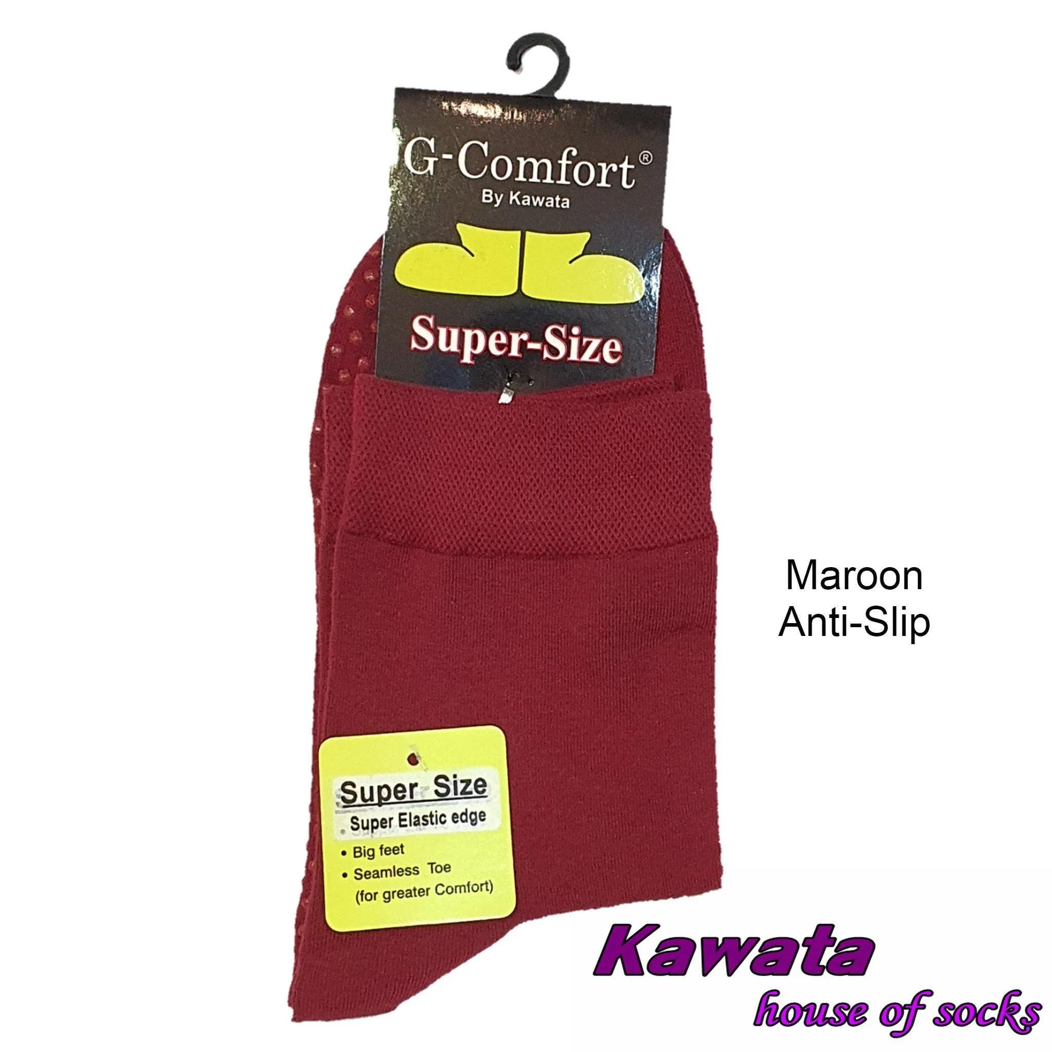 Anti-Slip Super Size Socks/Extra Large Socks/Plus Size Socks/Extra Wide Socks/ Non-binding Socks