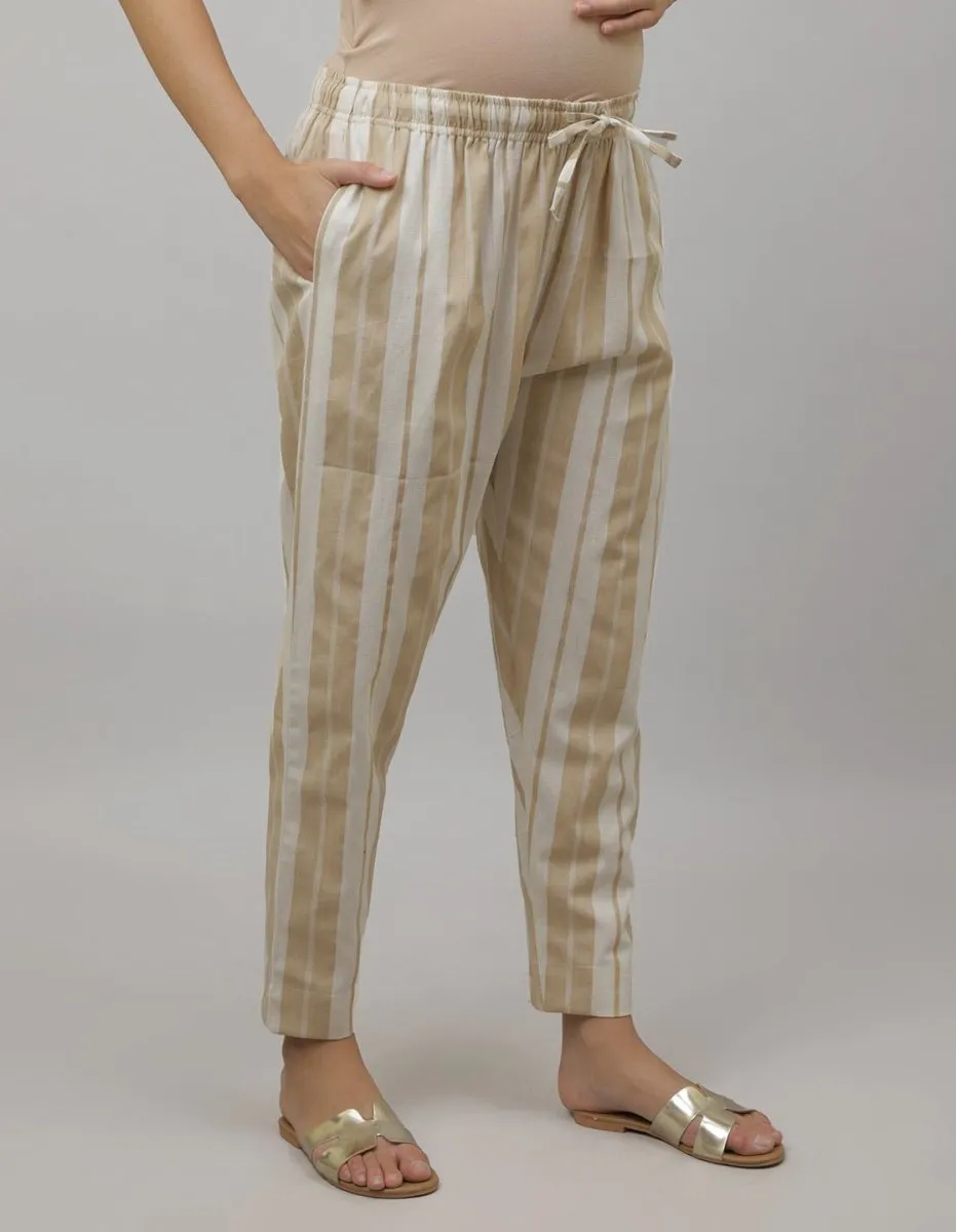 Banana Crepe Maternity Pants