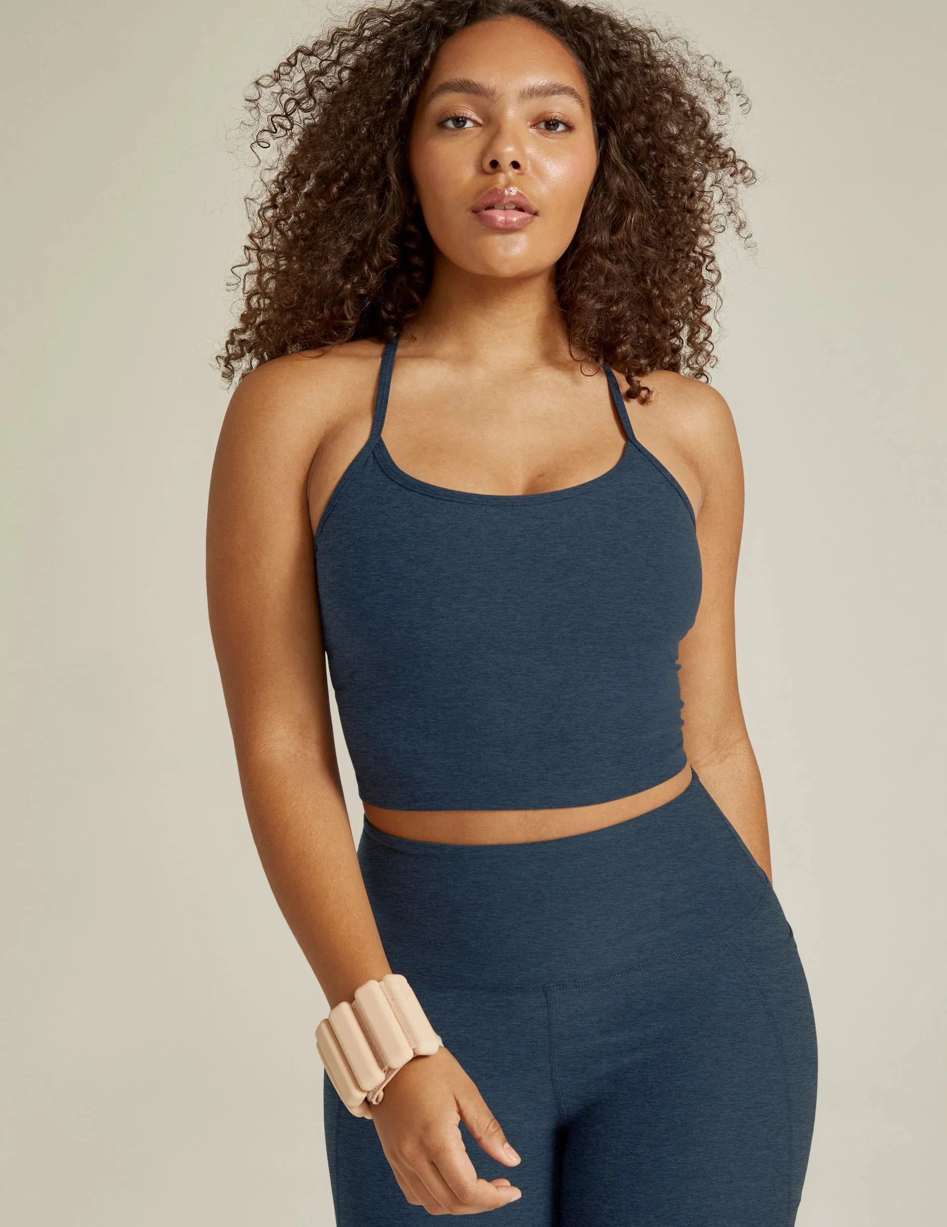 Beyond Yoga Slim Crop Racerback - Nocturnal Navy