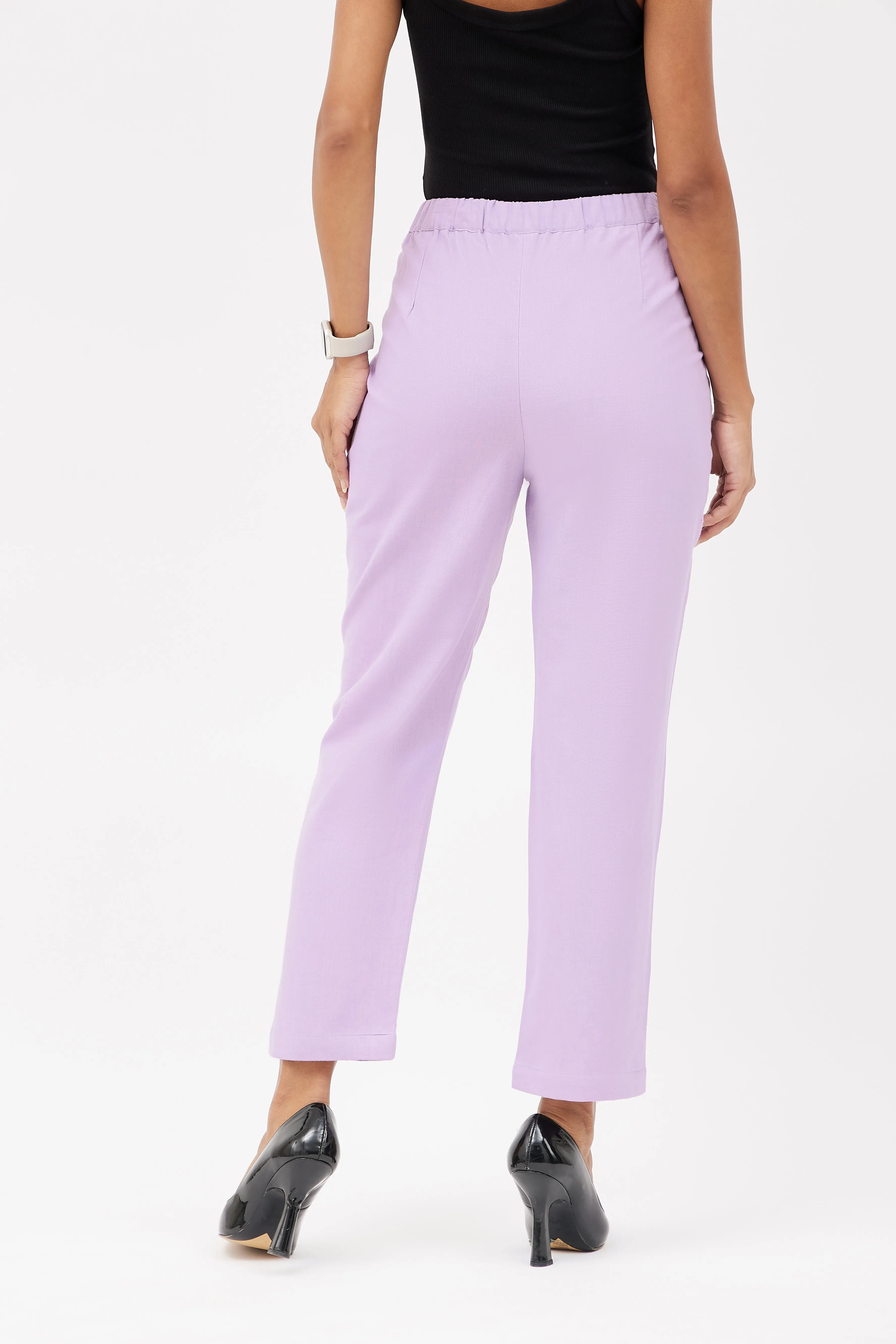 Classic Work Blazer & Trouser Set - Lilac