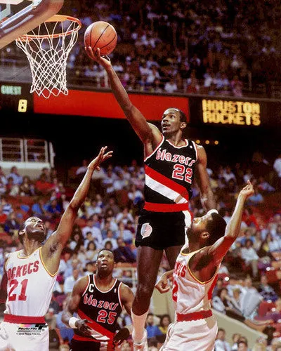 Clyde Drexler "Glide Classic" (c.1992) Portland Trailblazers Premium Poster Print - Photofile Inc.