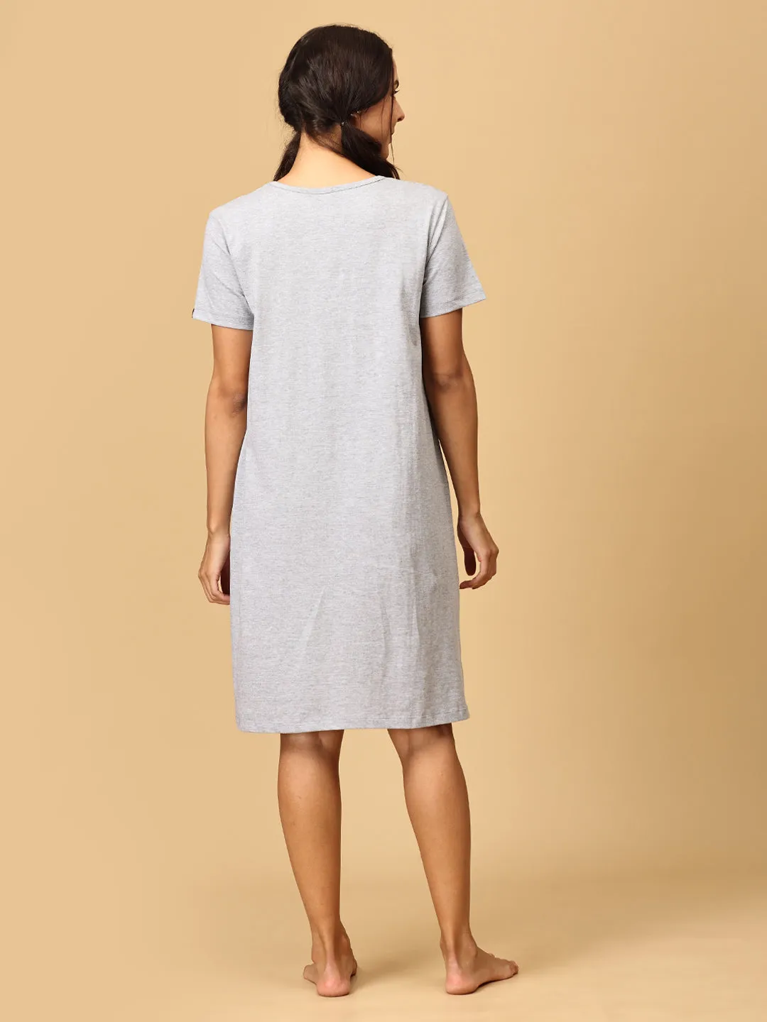 Combo Of Lookin' Pine & Baby On Board Maternity T-Shirt Dress