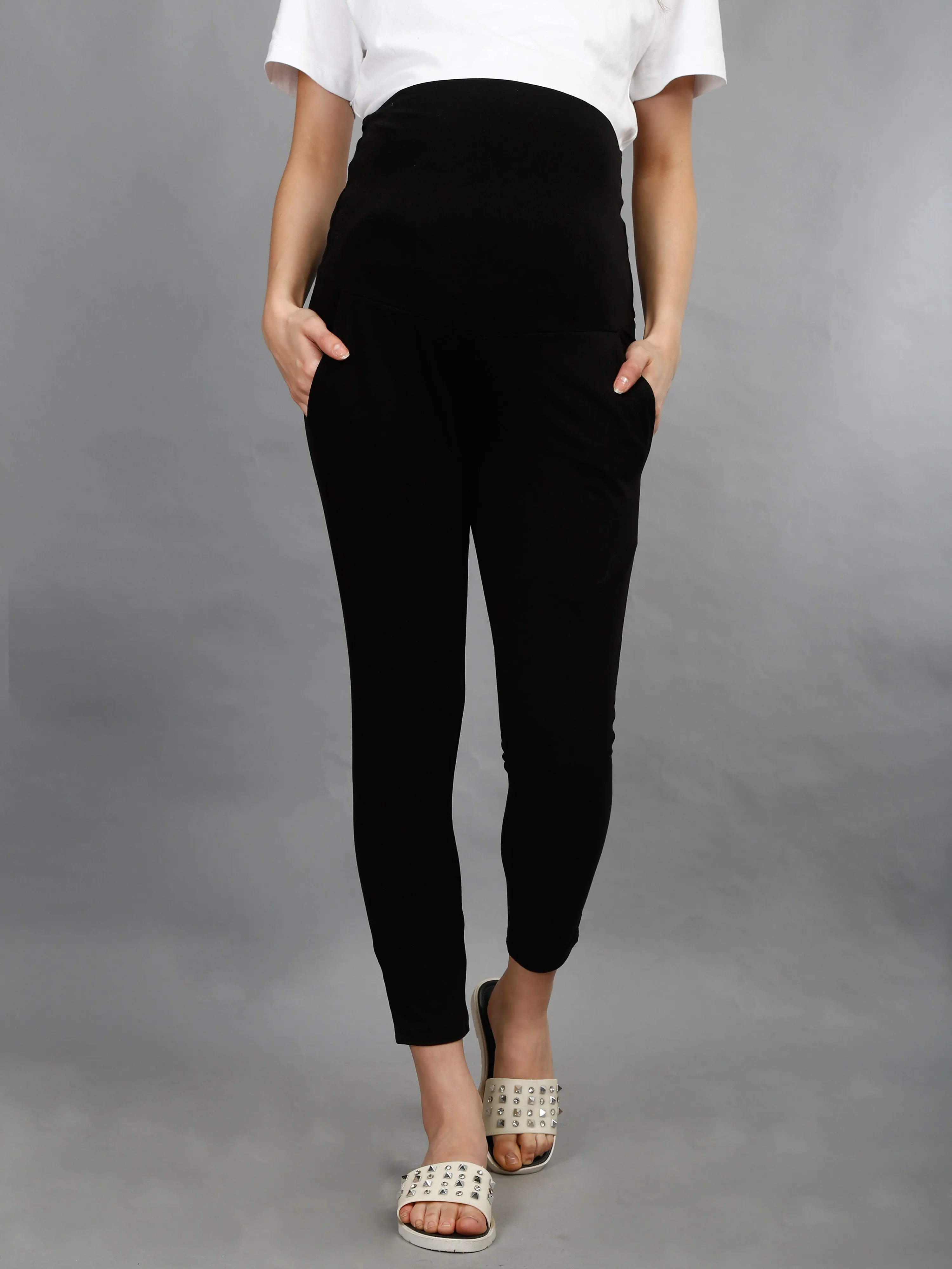 Comfy Maternity Leggings Black