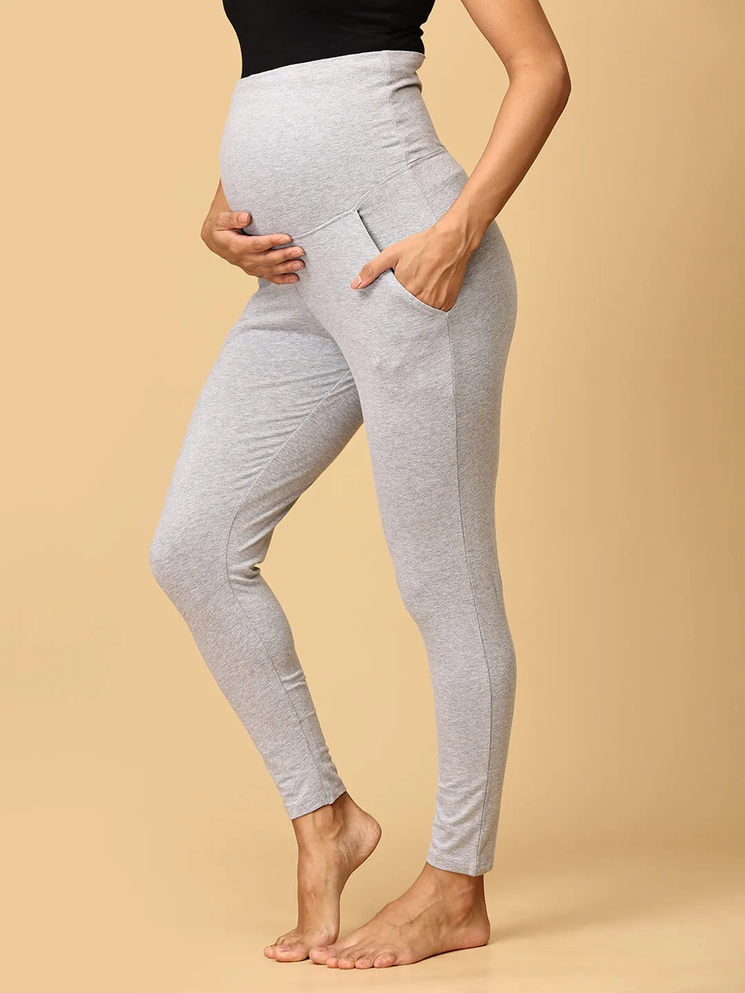 Comfy Maternity Leggings Combo of 3