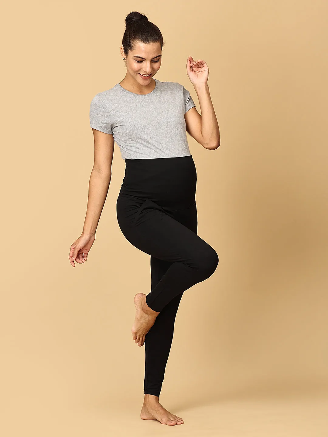 Comfy Maternity Leggings Combo of 3