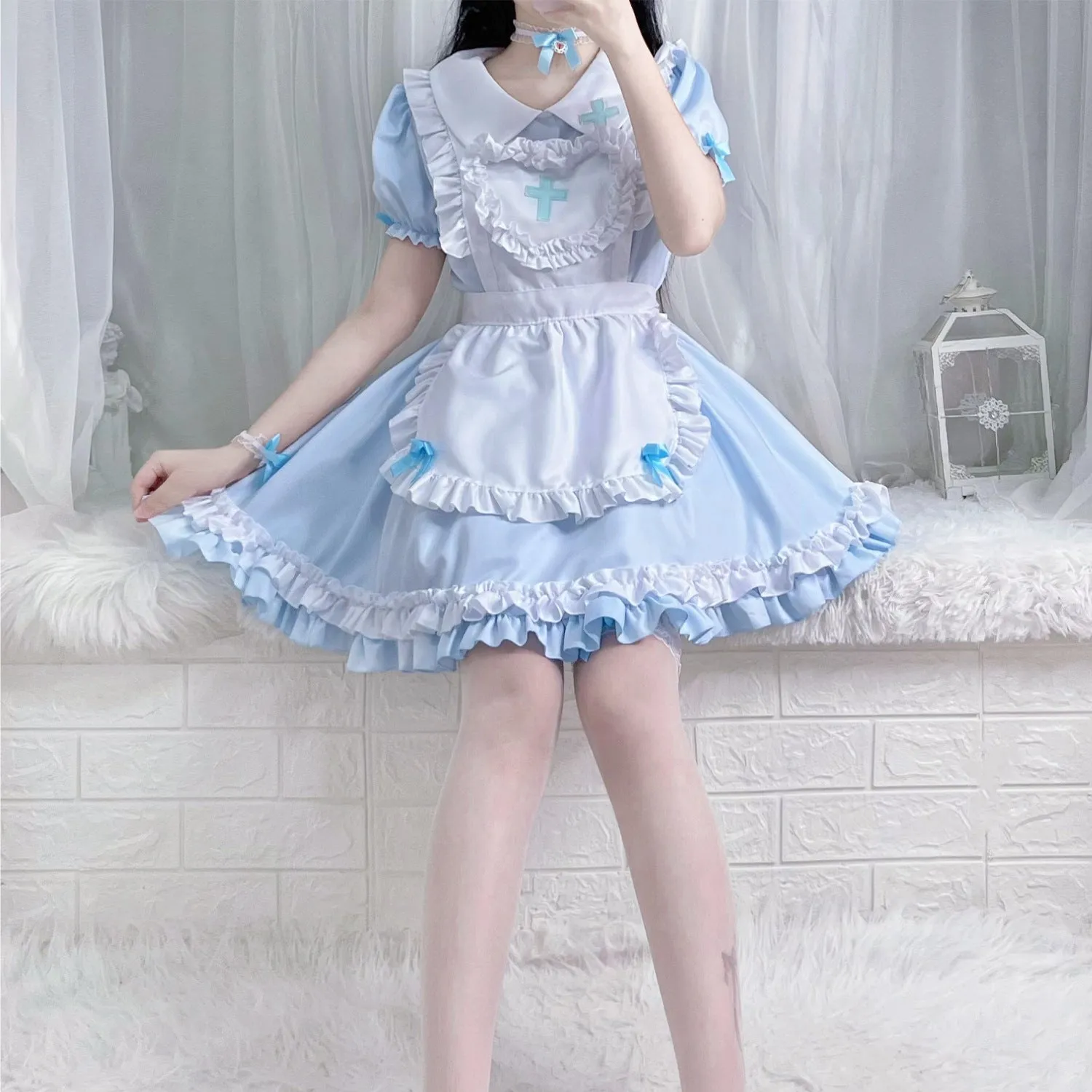 cosplay maid dress  KF70424