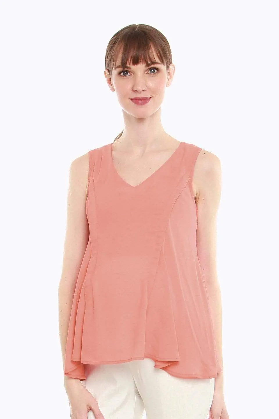 Cyrille Nursing Top Salmon