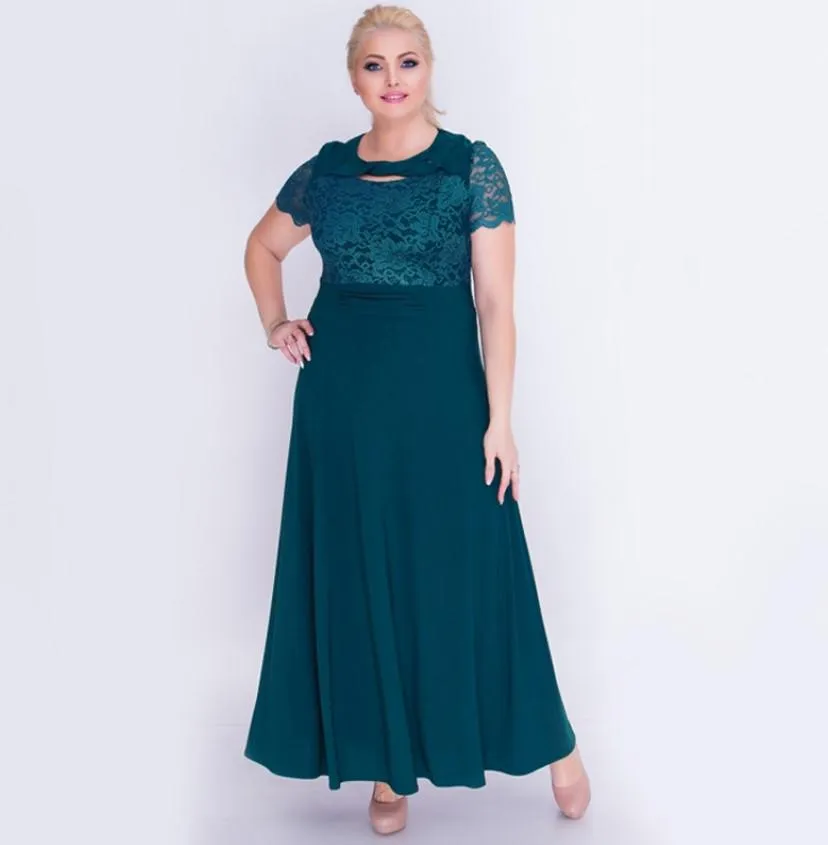 Emerald Green Plus Size Maternity Dress