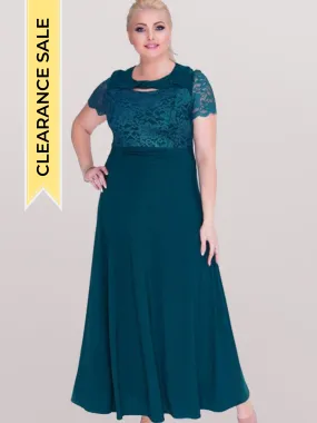 Emerald Green Plus Size Maternity Dress