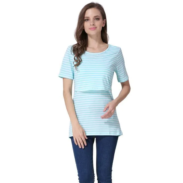 Emotion Moms Short sleeve Maternity Nursing T-Shirt