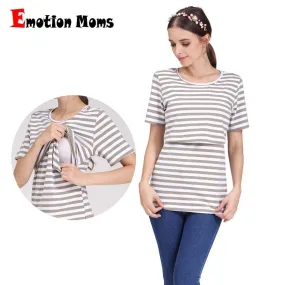 Emotion Moms Short sleeve Maternity Nursing T-Shirt