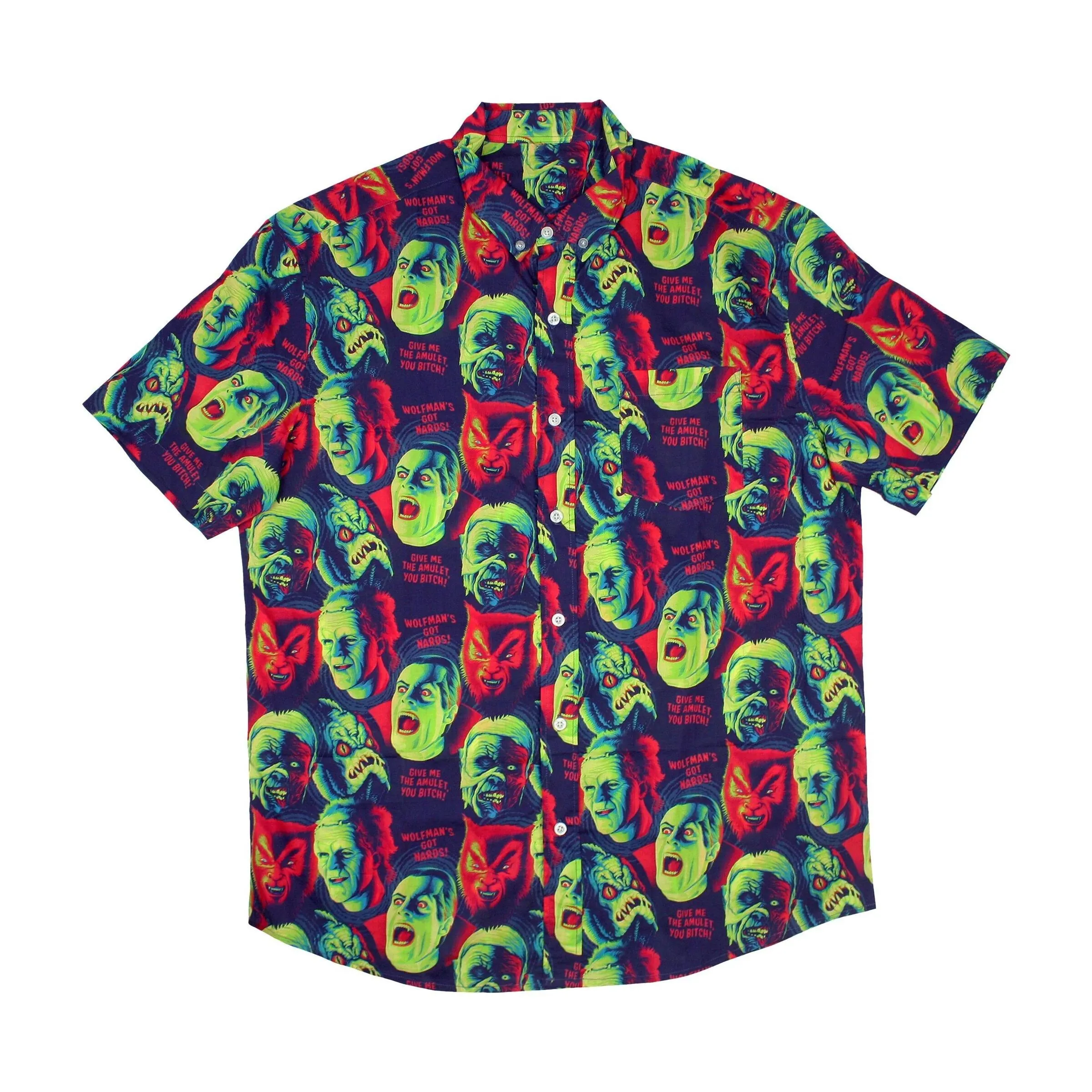 GHOST BUTTON-UP SHIRT