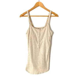 Gillian & Omalley Tan Nursing Tank Top- Size S