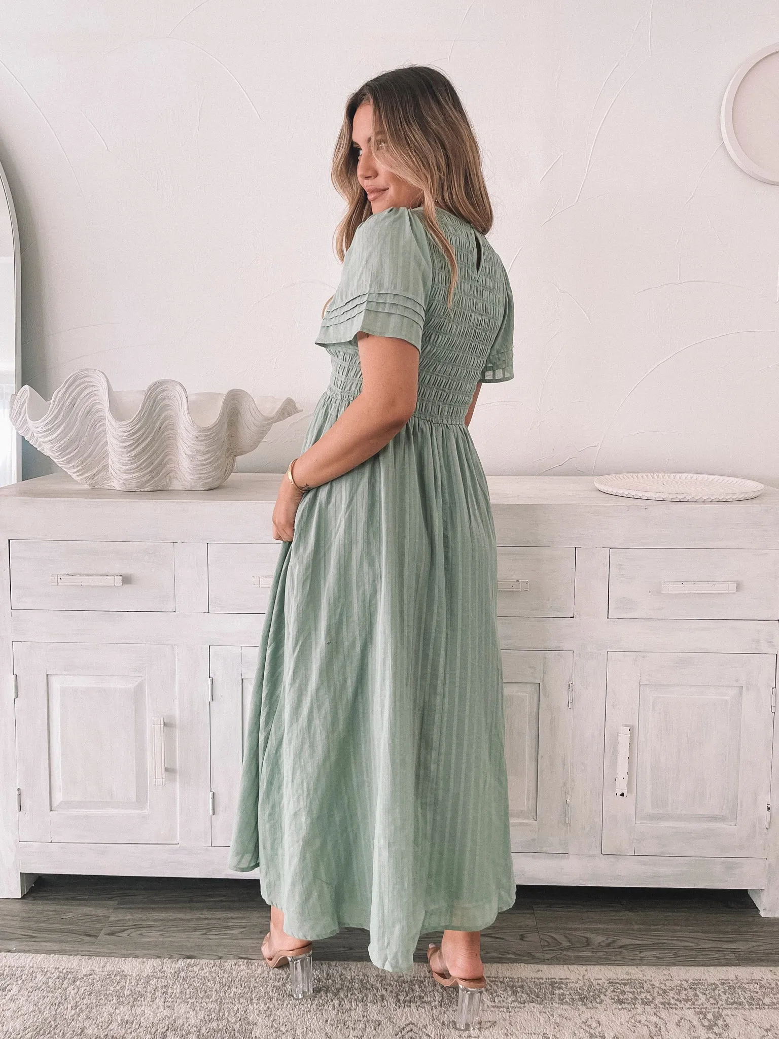 Iolana Dress - Sage