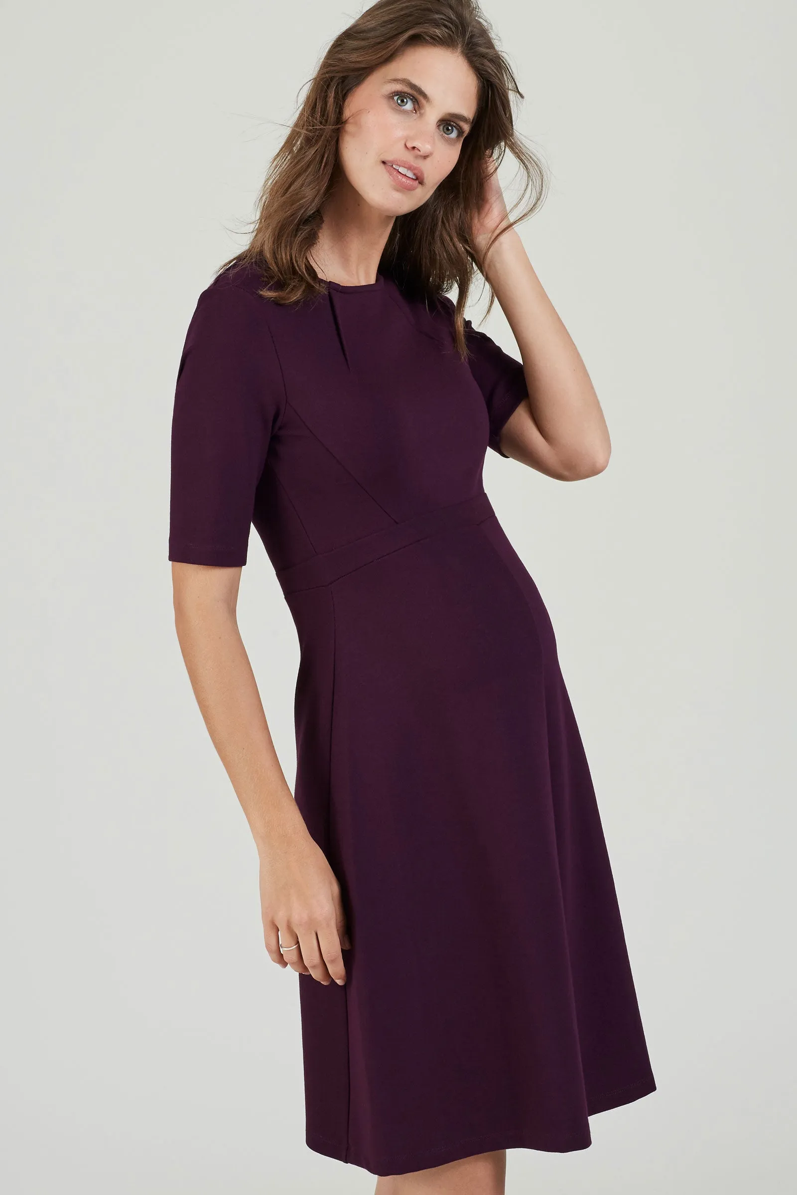 Isabella Oliver Kristen Ponte Maternity Dress