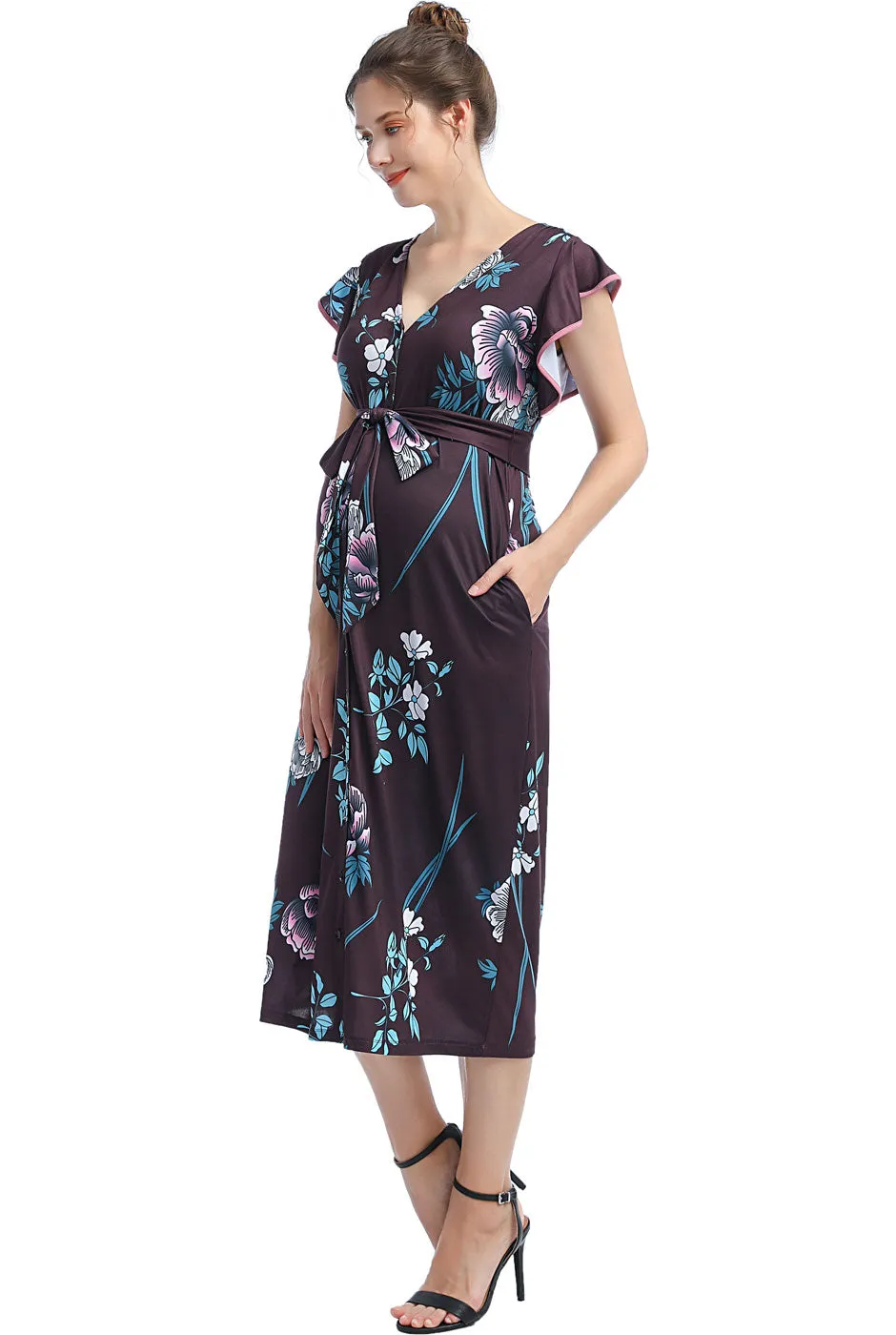 Kimi   Kai Maternity "Aisha" Nursing Dress