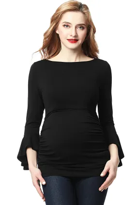 Kimi   Kai Maternity "Andrea" Ruched Top