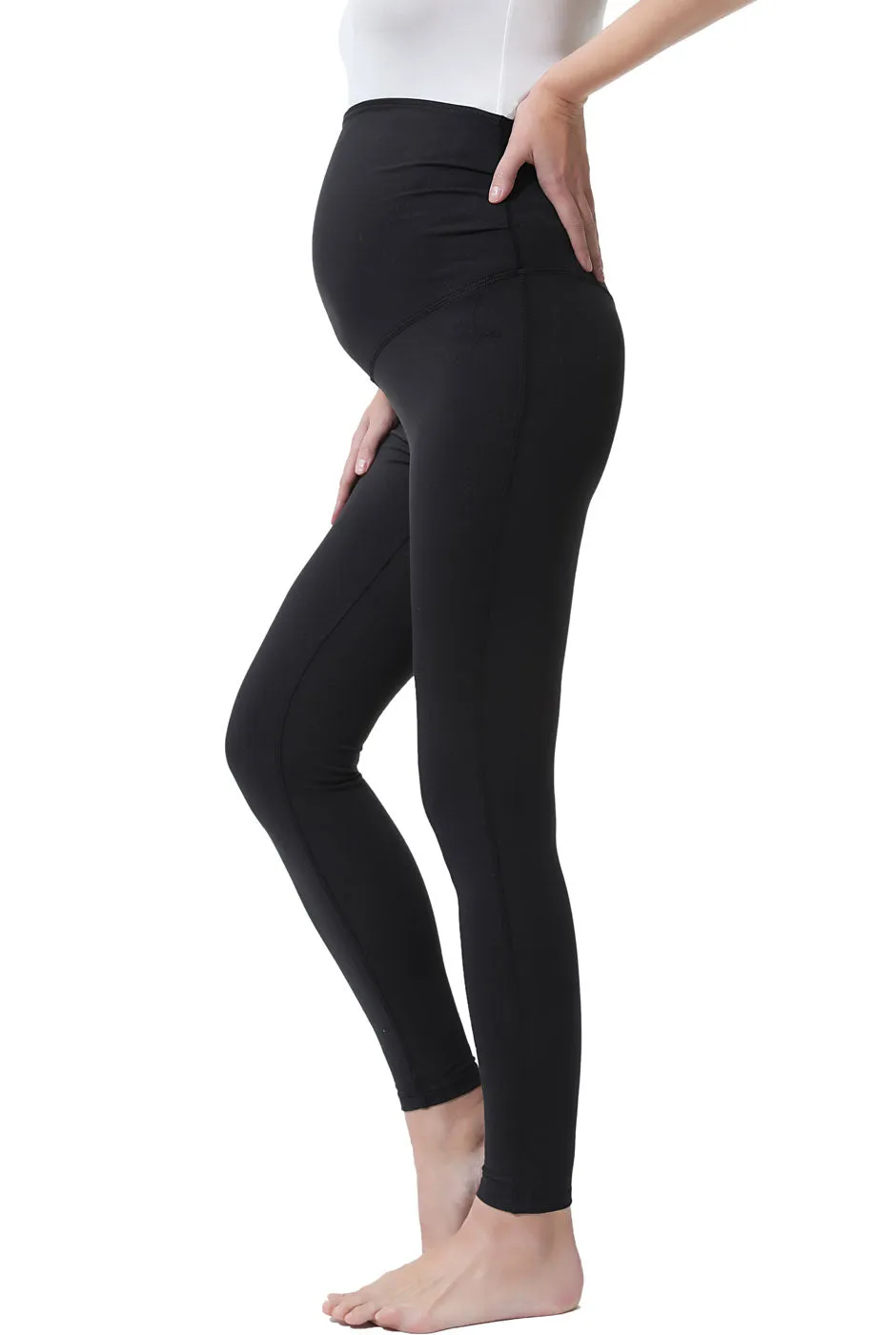 Kimi   Kai Maternity "Gin" Daily Essential Leggings (26" Inseam)