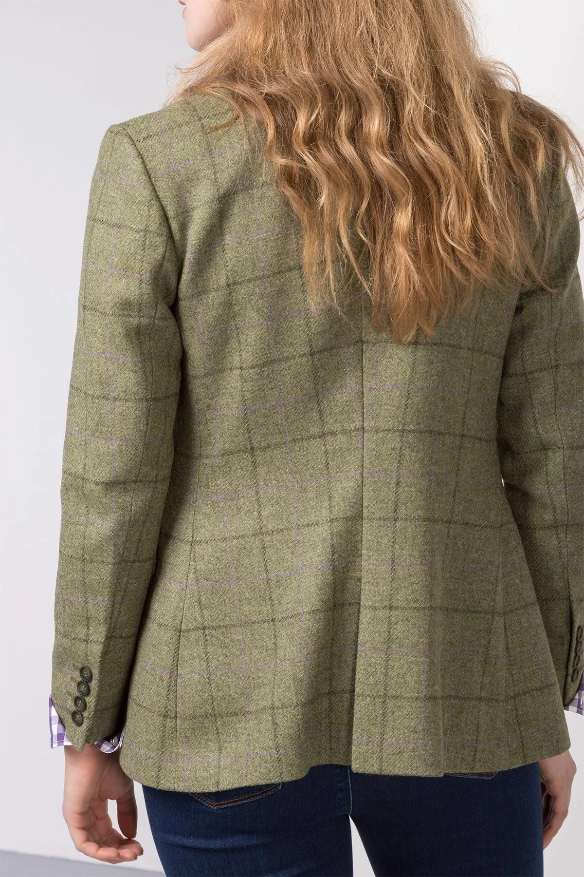 Ladies Long Tweed Blazer