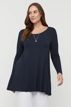 Leanne Maternity Tunic - Dark Navy