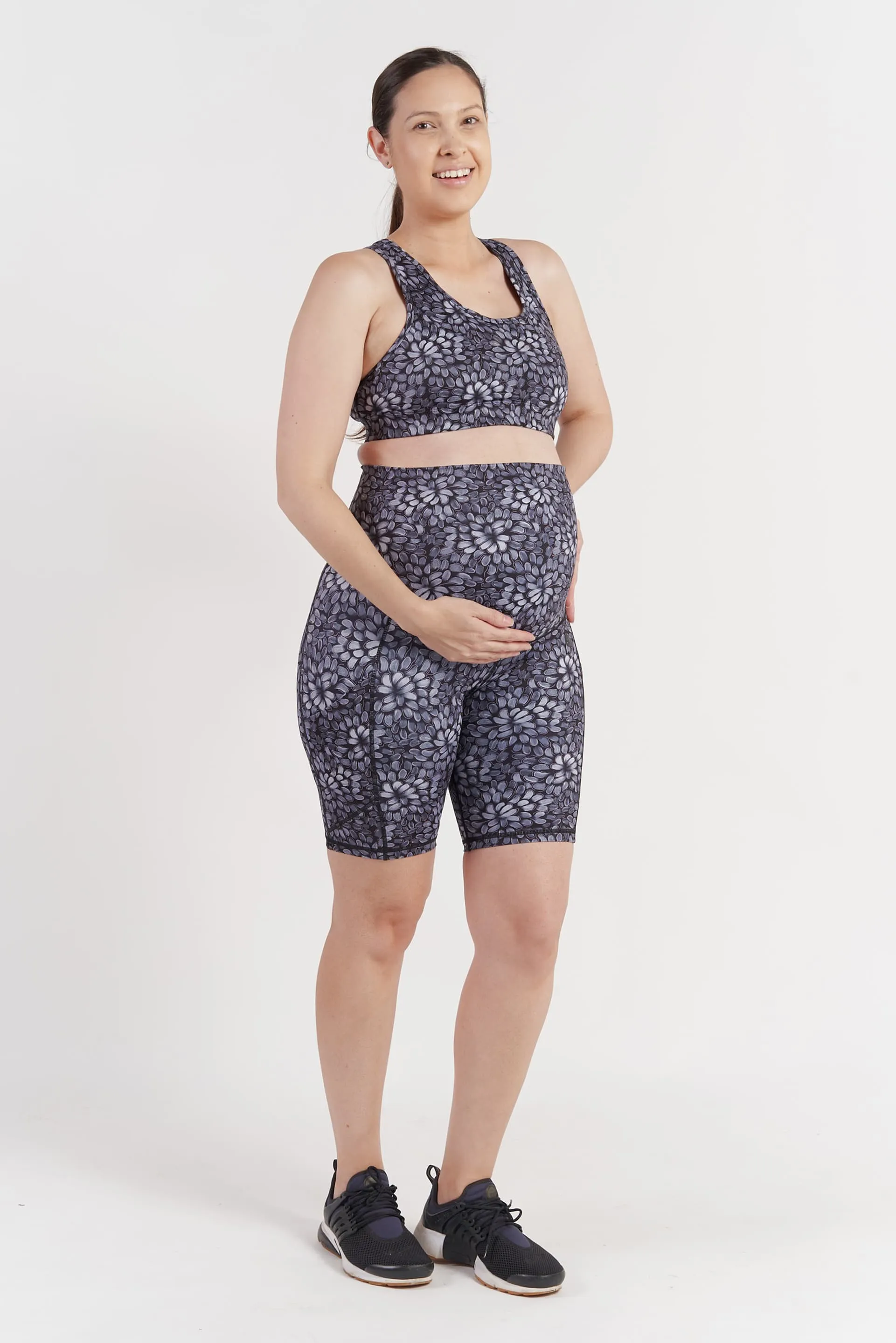 Mama Maternity Bike Shorts With Pockets - Brolga