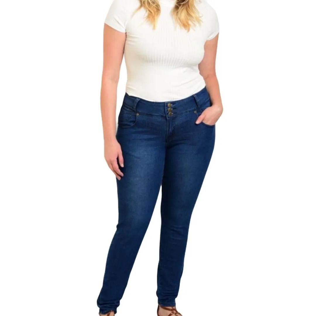 Plus Size Dark Skinny Jeans