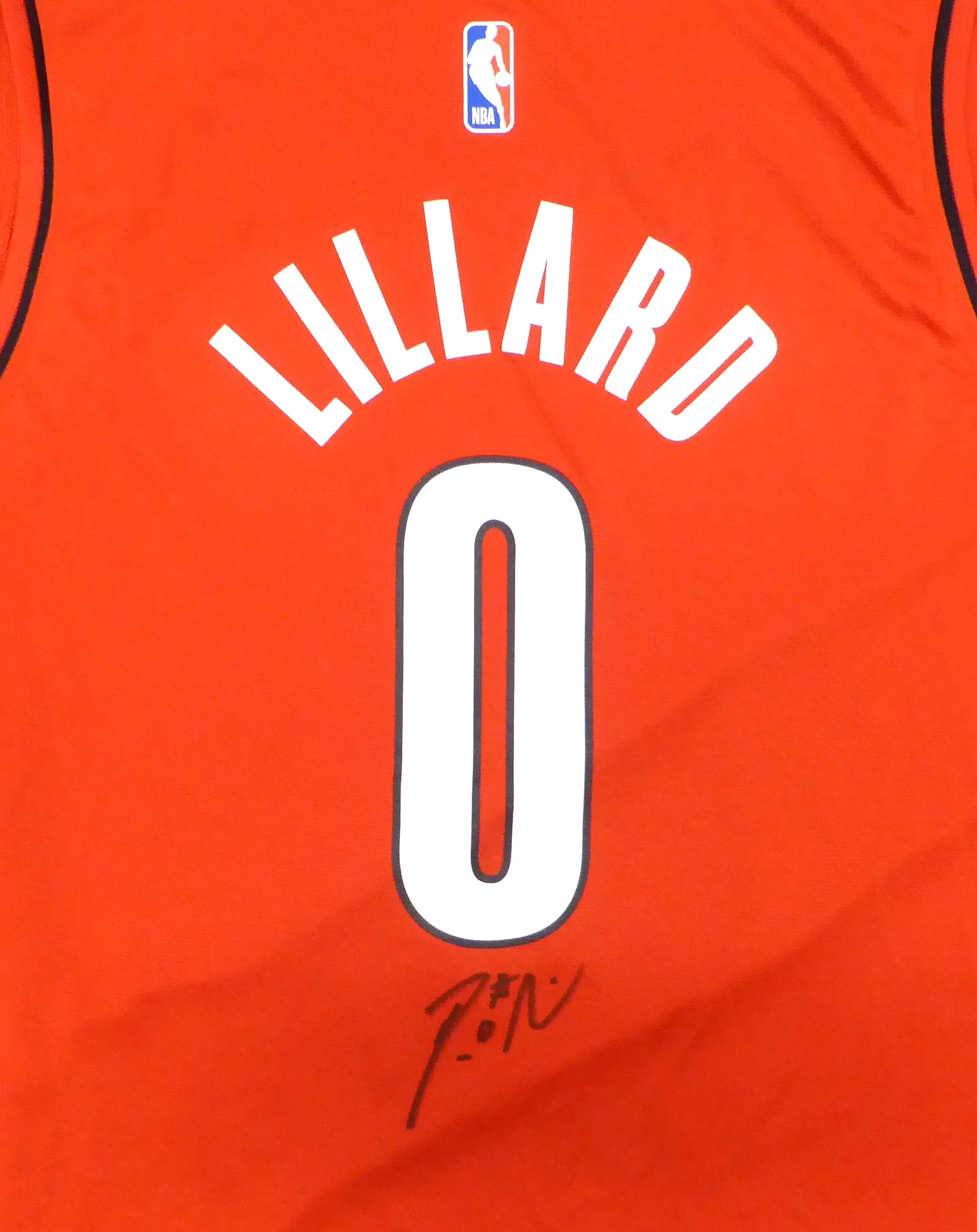 Portland Trail Blazers Damian Lillard Autographed Fanatics Jersey Beckett BAS QR #BH51106