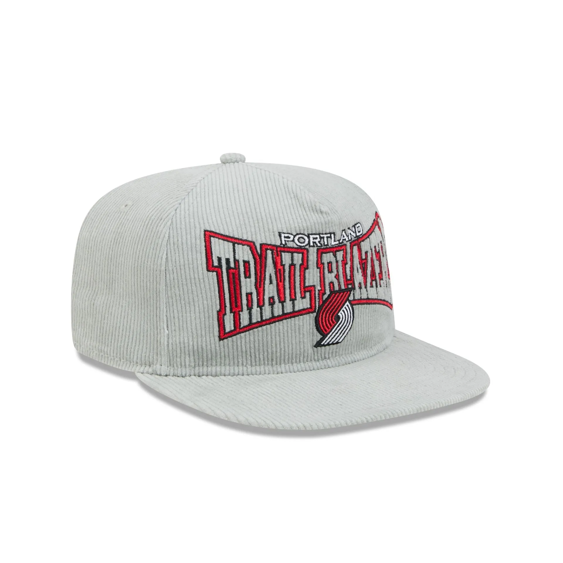 Portland Trail Blazers Gray Cord Golfer Hat