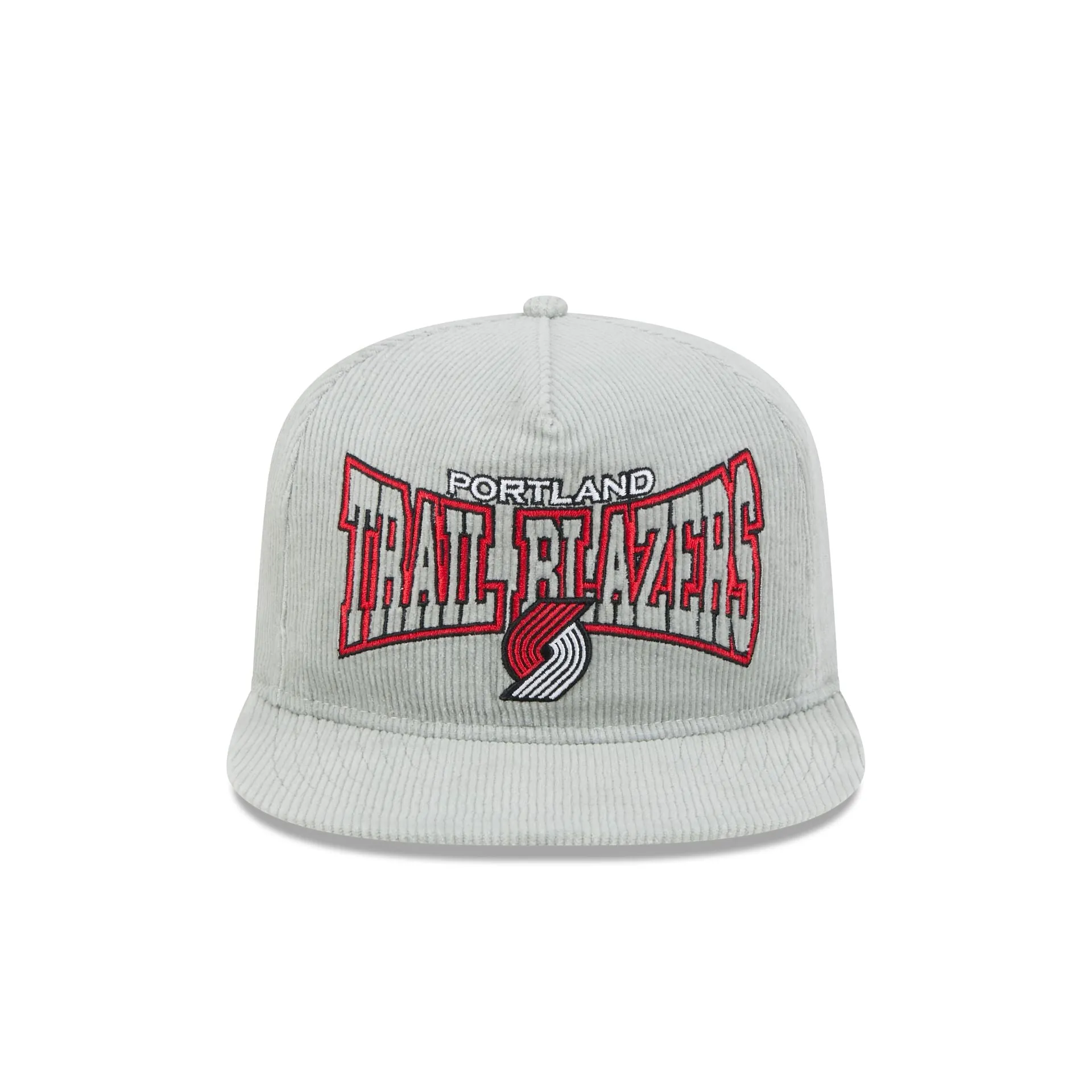 Portland Trail Blazers Gray Cord Golfer Hat