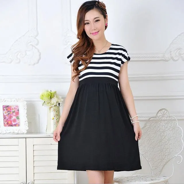 Pregnancy Women Long Dresses Maternity Nursing Dress