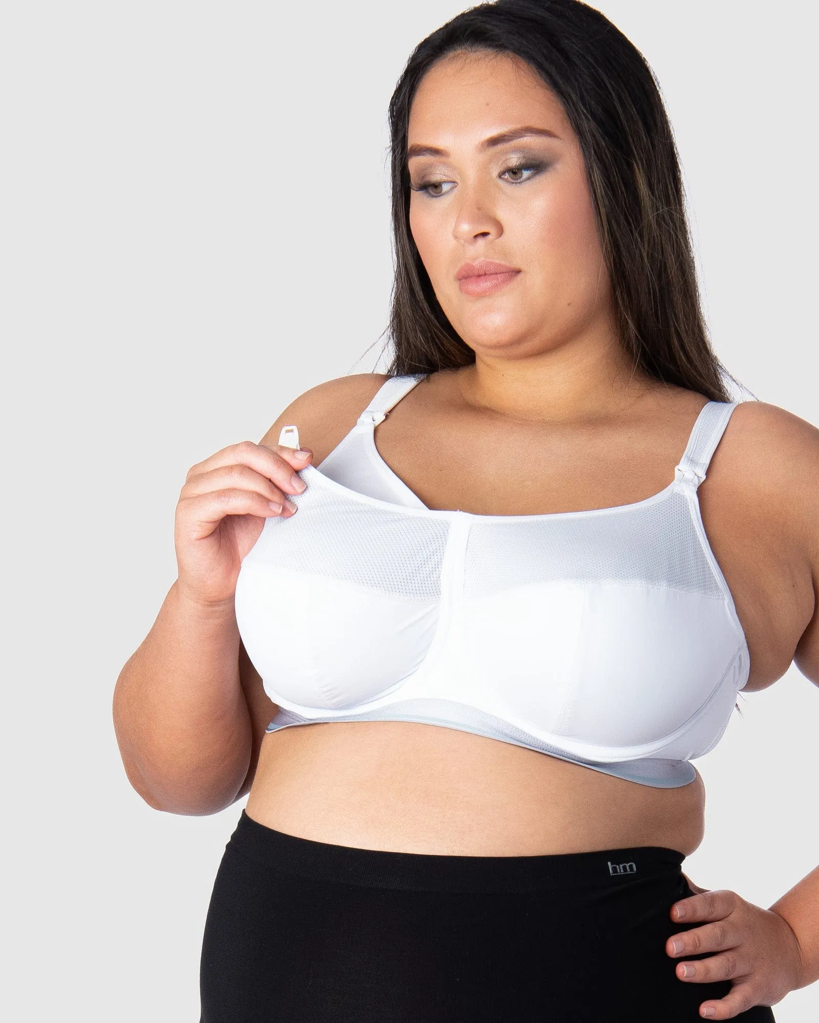 REACTIVATE WHITE NURSING BRA - FLEXI UNDERWIRE