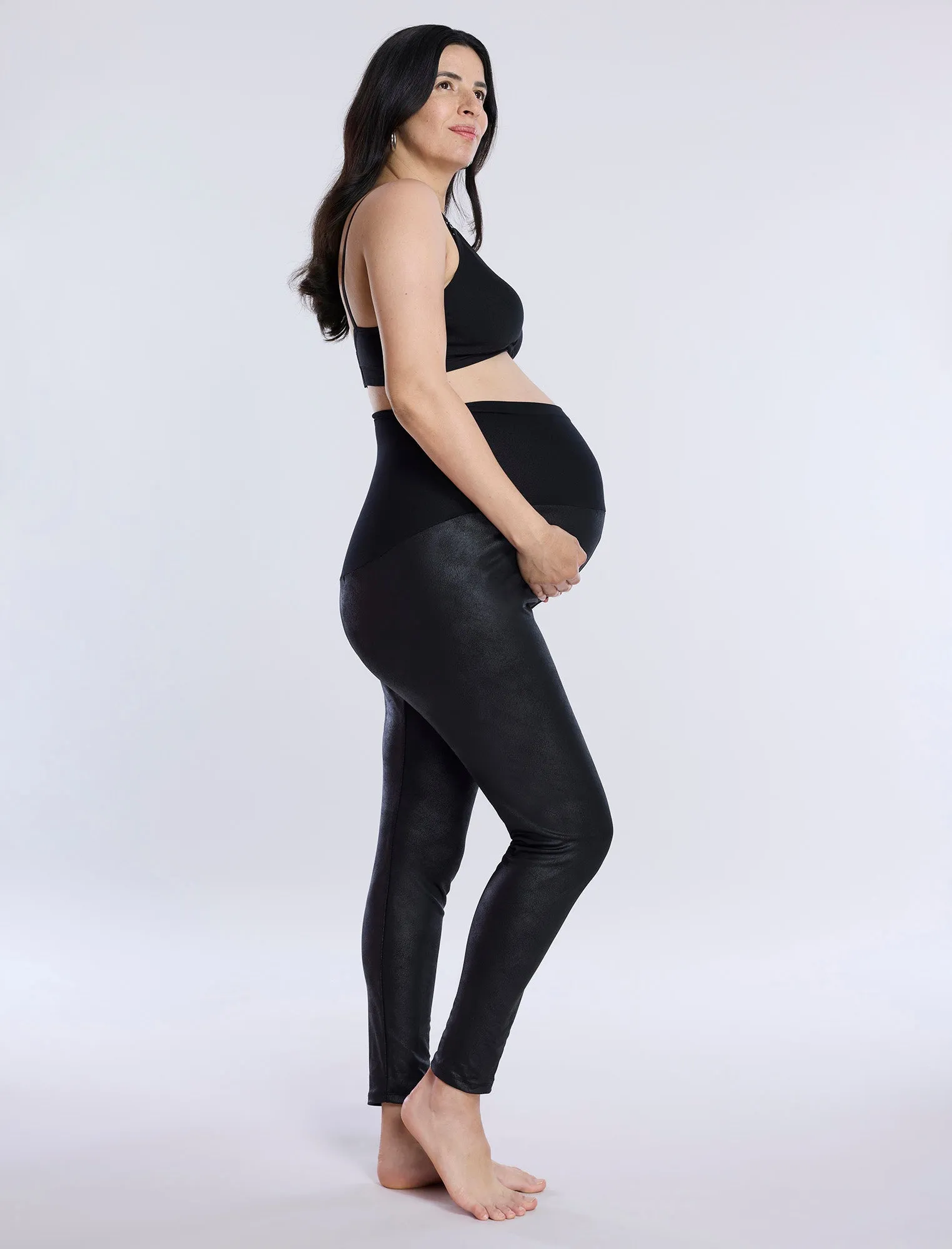 Secret Fit Belly® Coated Full Length Legging