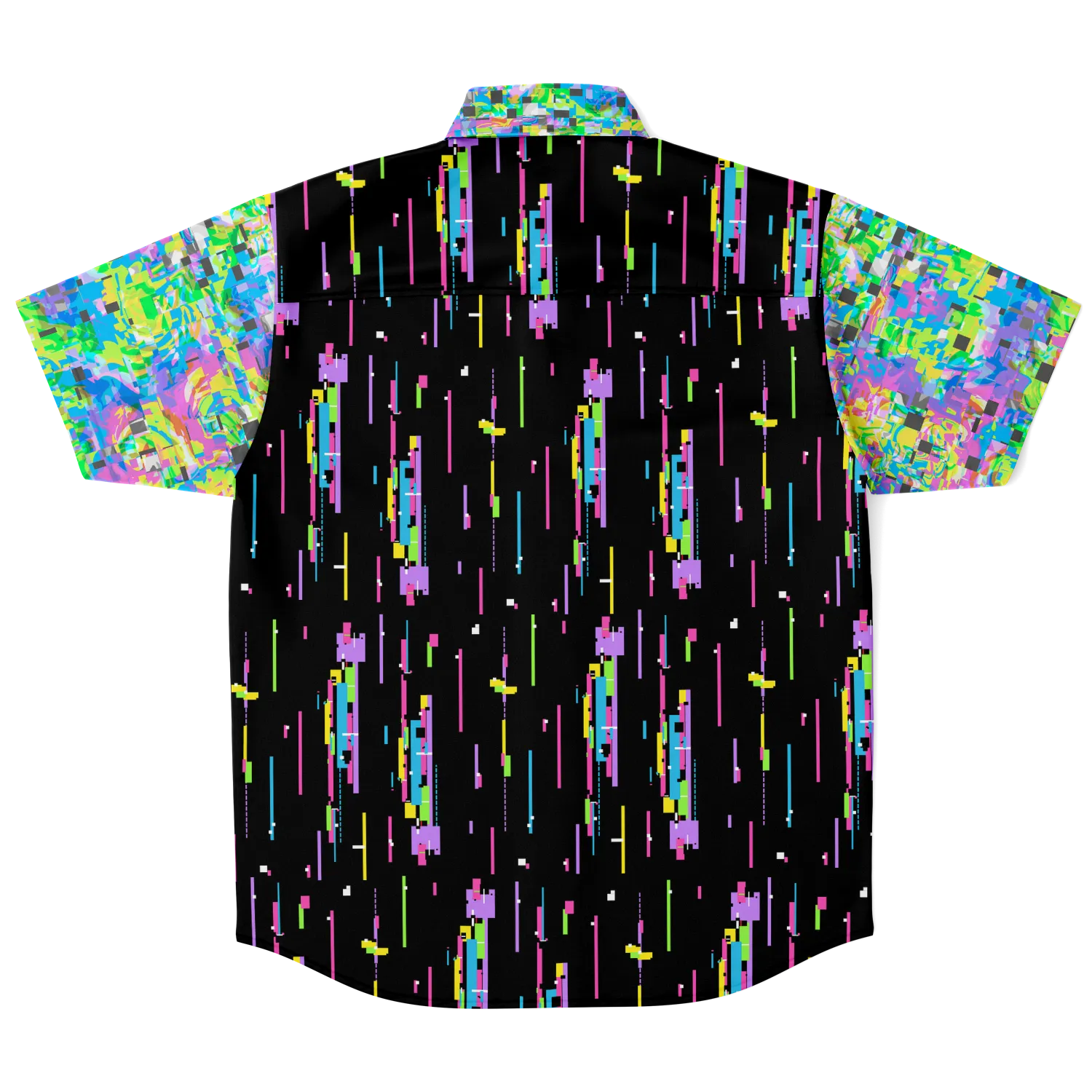 Space Moose Glitchy Button Up