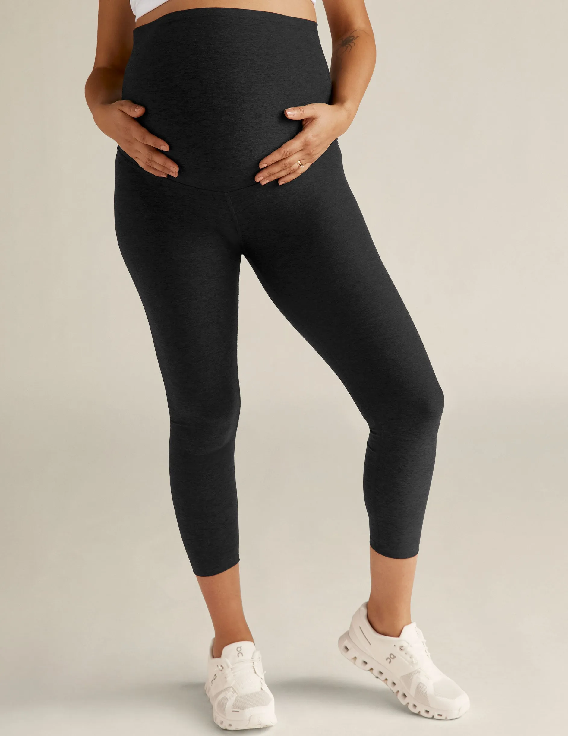 Spacedye Love The Bump Capri Maternity Legging