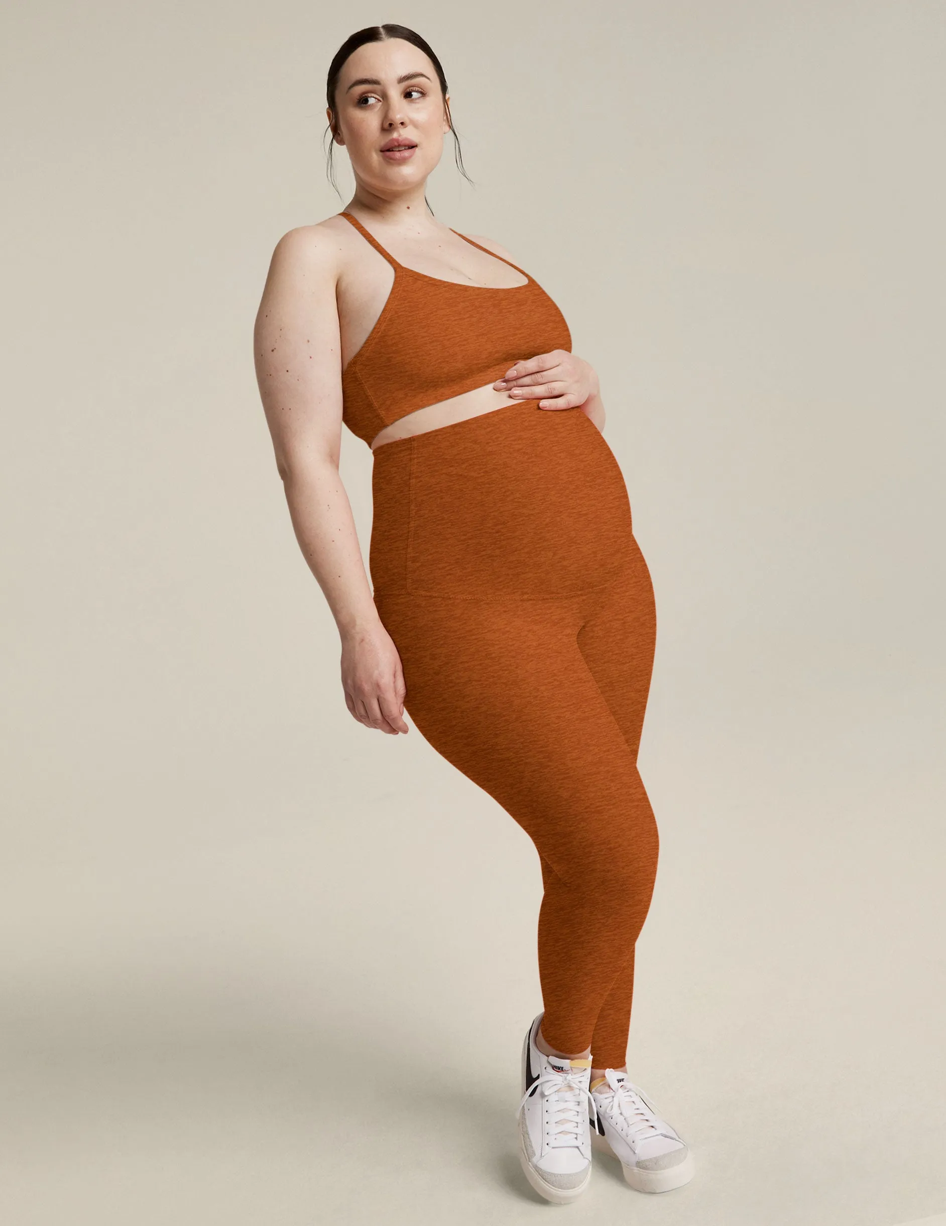 Spacedye Love the Bump Midi Maternity Legging