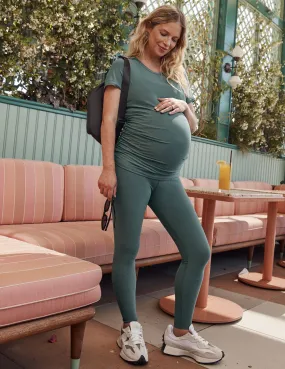 Spacedye Love the Bump Midi Maternity Legging