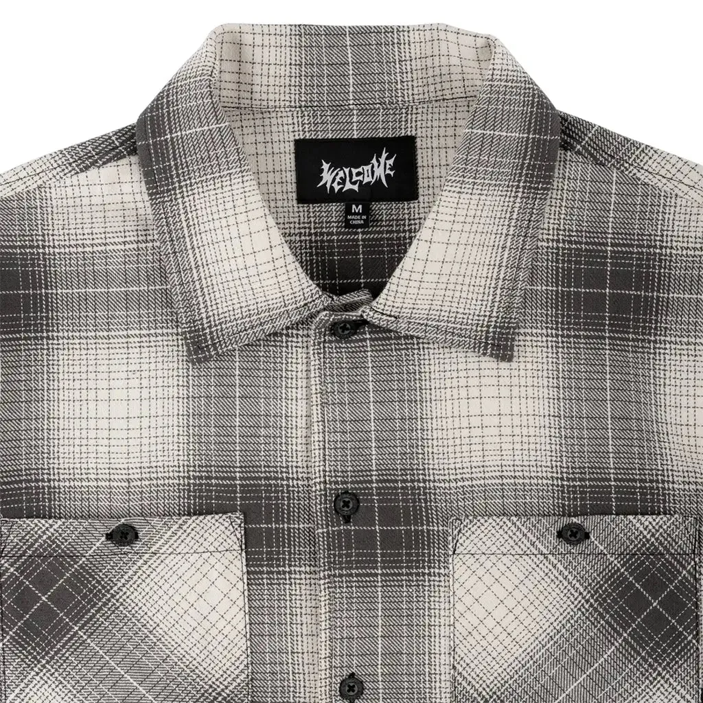 Welcome Fang Woven Plaid Shirt