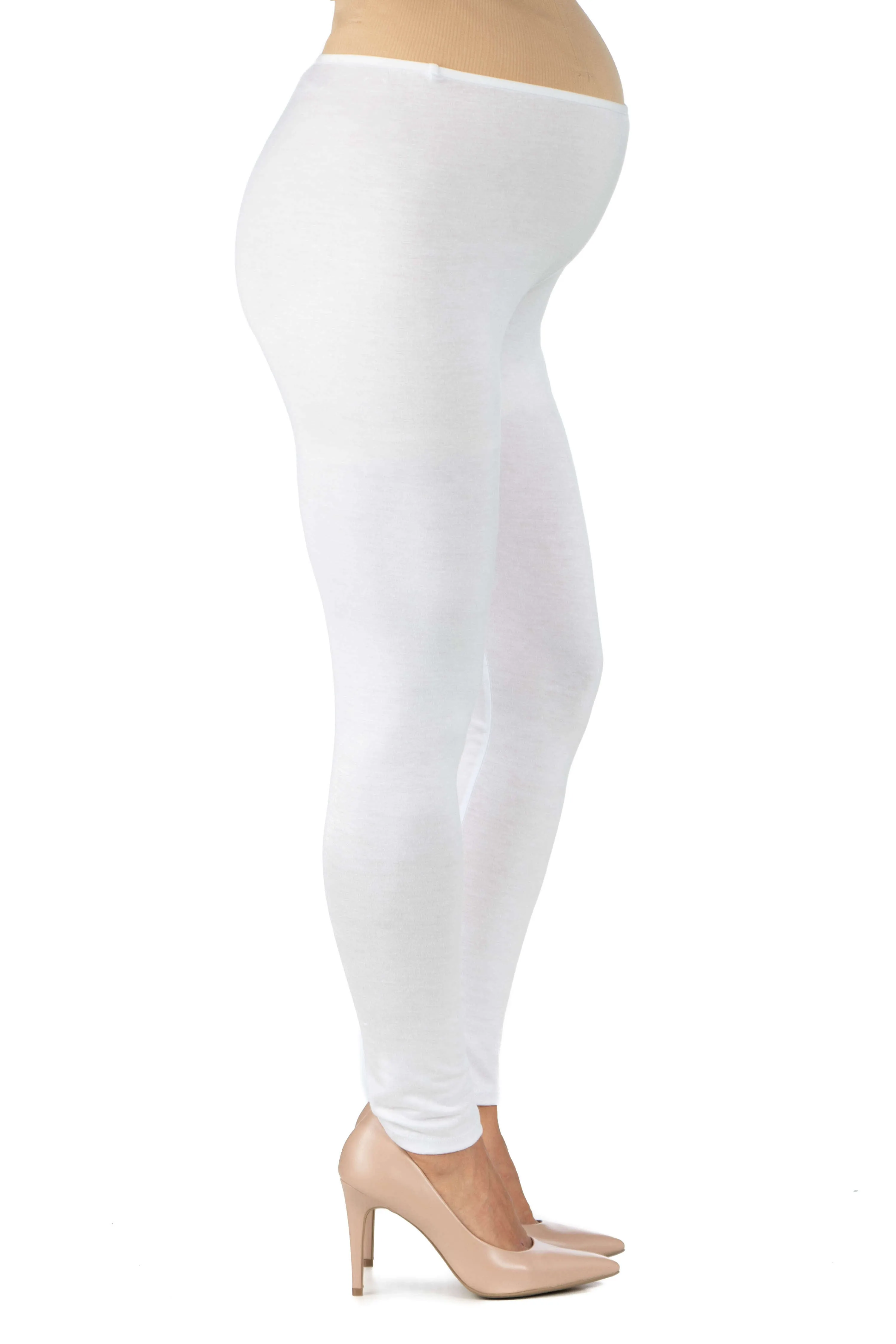 Womens Stretch Ankle Length Maternity Leggings